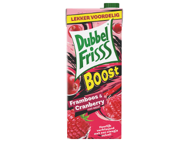 DubbelFrisss Boost framboos-cranberry
