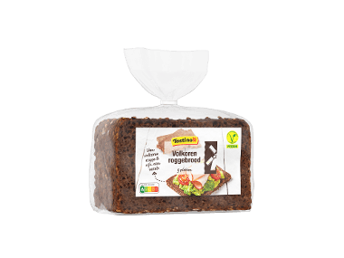 Volkoren roggebrood gesneden