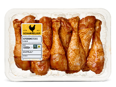 Scharrelkipdrumsticks gekruid