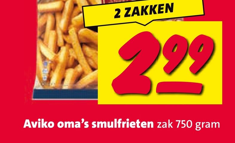 Aviko oma’s smulfrieten zak 750 gram