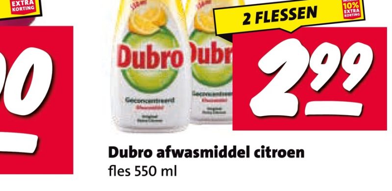 Dubro afwasmiddel citroen