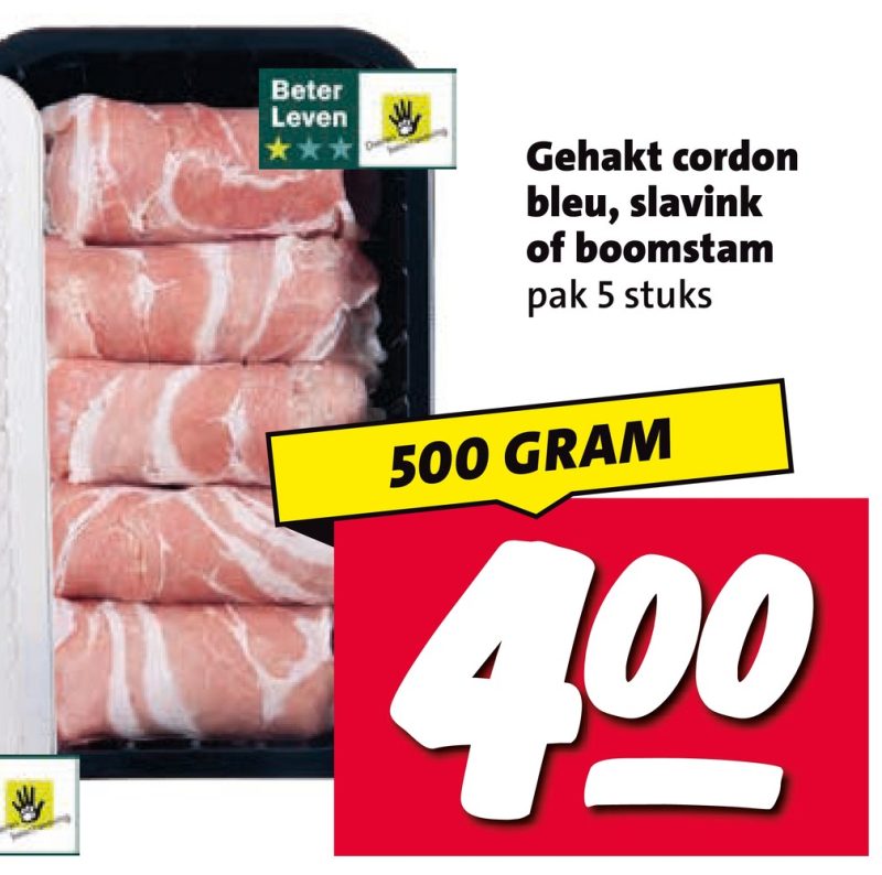 Gehakt cordon bleu, slavink of boomstam