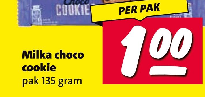 Milka choco of cookie