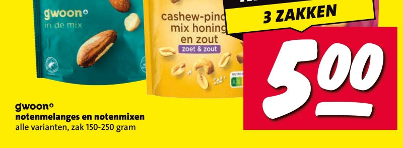 notenmelanges en notenmixen