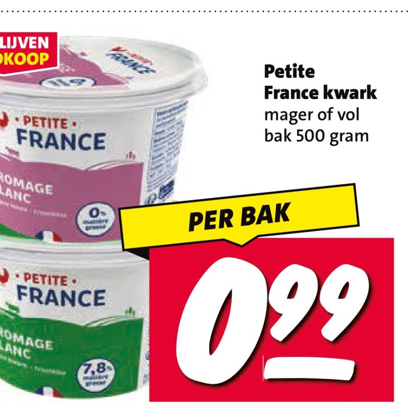 Petite France kwark mager of vol