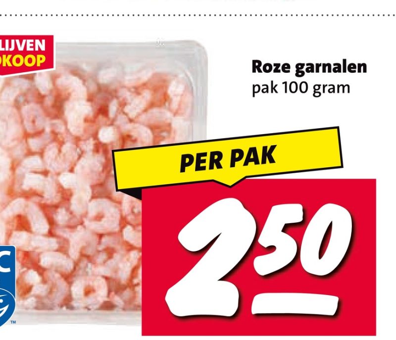Roze garnalen
