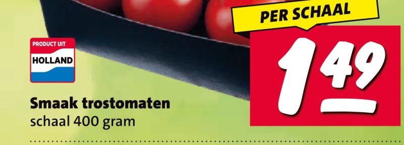 Smaak trostomaten