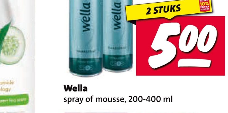 spray of mousse