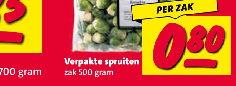 Verpakte spruiten