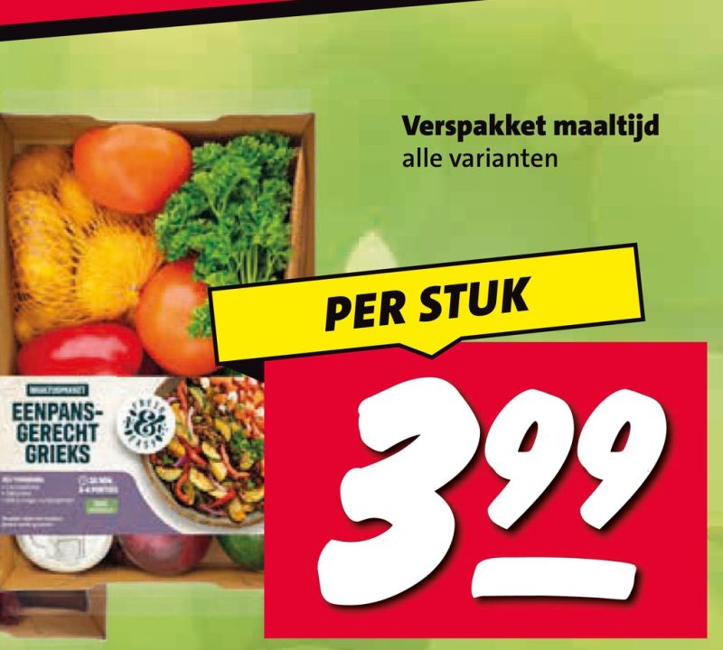 Verspakket maaltijd